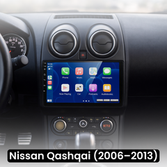 Nissan Qashqai 06-13 - 9" radio med Apple CarPlay och Android Auto 