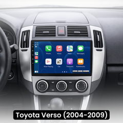 Toyota Verso 04-09 - 9" radio med Apple CarPlay och Android Auto 