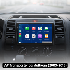 VW Transporter 03-15 - 9" radio med Apple CarPlay och Android Auto 