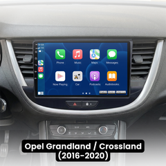 Opel Grandland/Crossland 16-20 - 9" radio med Apple CarPlay och Android Auto 