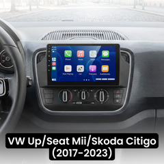 VW Up/Seat Mii/Skoda Citigo 17-23 - 9" radio med Apple CarPlay och Android Auto 