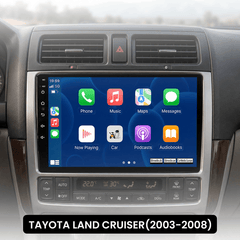 Toyota Land Cruiser 2003-2008 - 9" radio med Apple CarPlay och Android Auto 