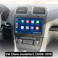 VW (flera modeller) 06-15 - 9" radio med Apple CarPlay och Android Auto 