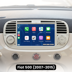 Fiat 500 07-15 - 7" radio med Apple CarPlay och Android Auto 