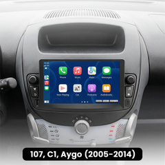 107, C1, Aygo 2005-2014 - 7" Radio med Apple CarPlay och Android Auto 