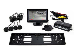 Parkeringsassistent med 4,3-tums TFT-display och kamera