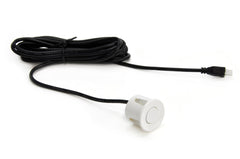 Vit parkeringssensor med 22 mm diameter