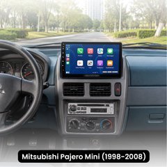 Mitsubishi Pajero Mini 1998-2008 - 9" radio med Apple CarPlay och Android Auto 