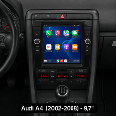 Audi A4 2002-2008 - 9,7" radio med Apple CarPlay och Android Auto 