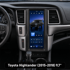 Toyota Highlander 2015-2018 - 9,7" radio med Apple CarPlay och Android Auto 