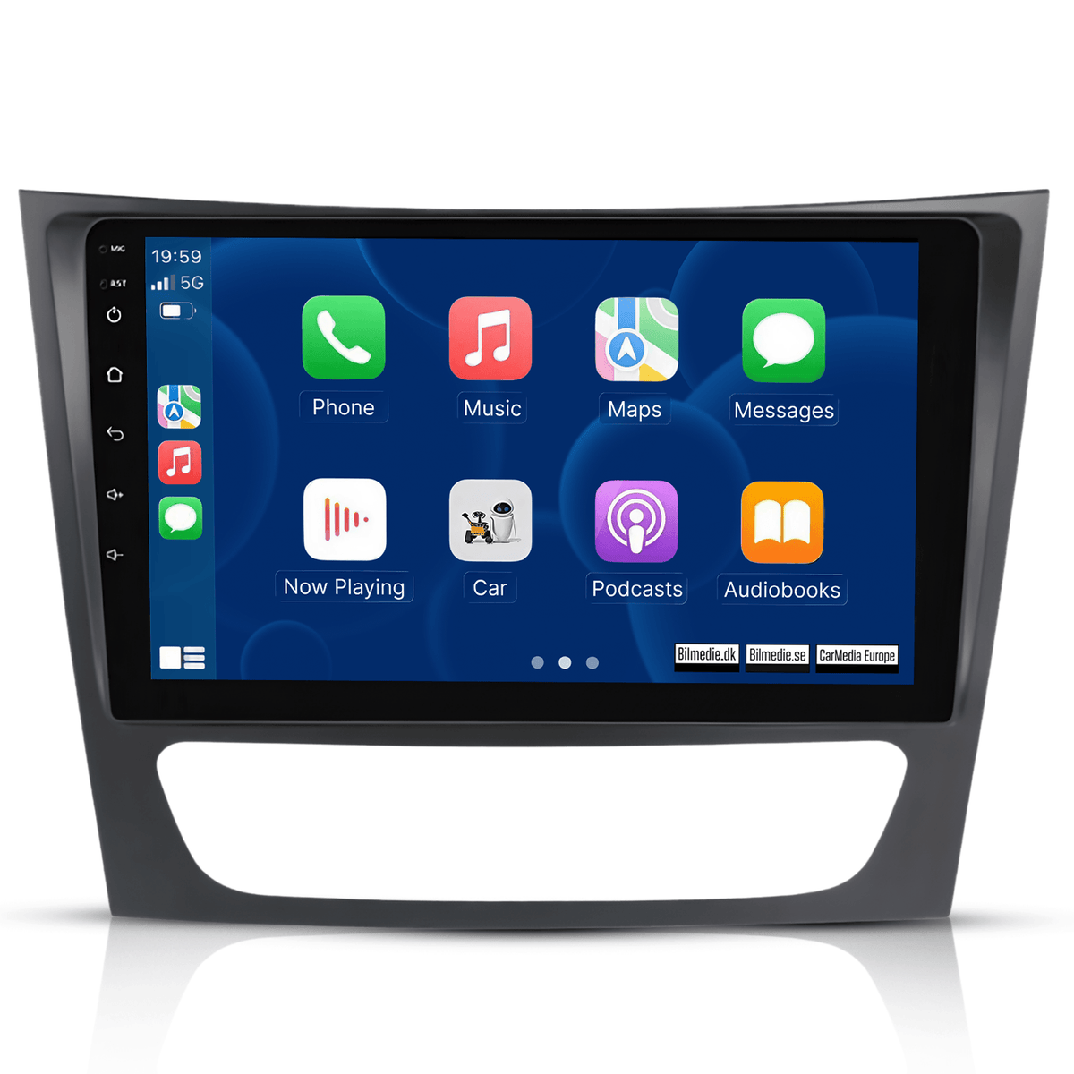 Mercedes-Benz W211 - 9" radio med Apple CarPlay och Android Auto 