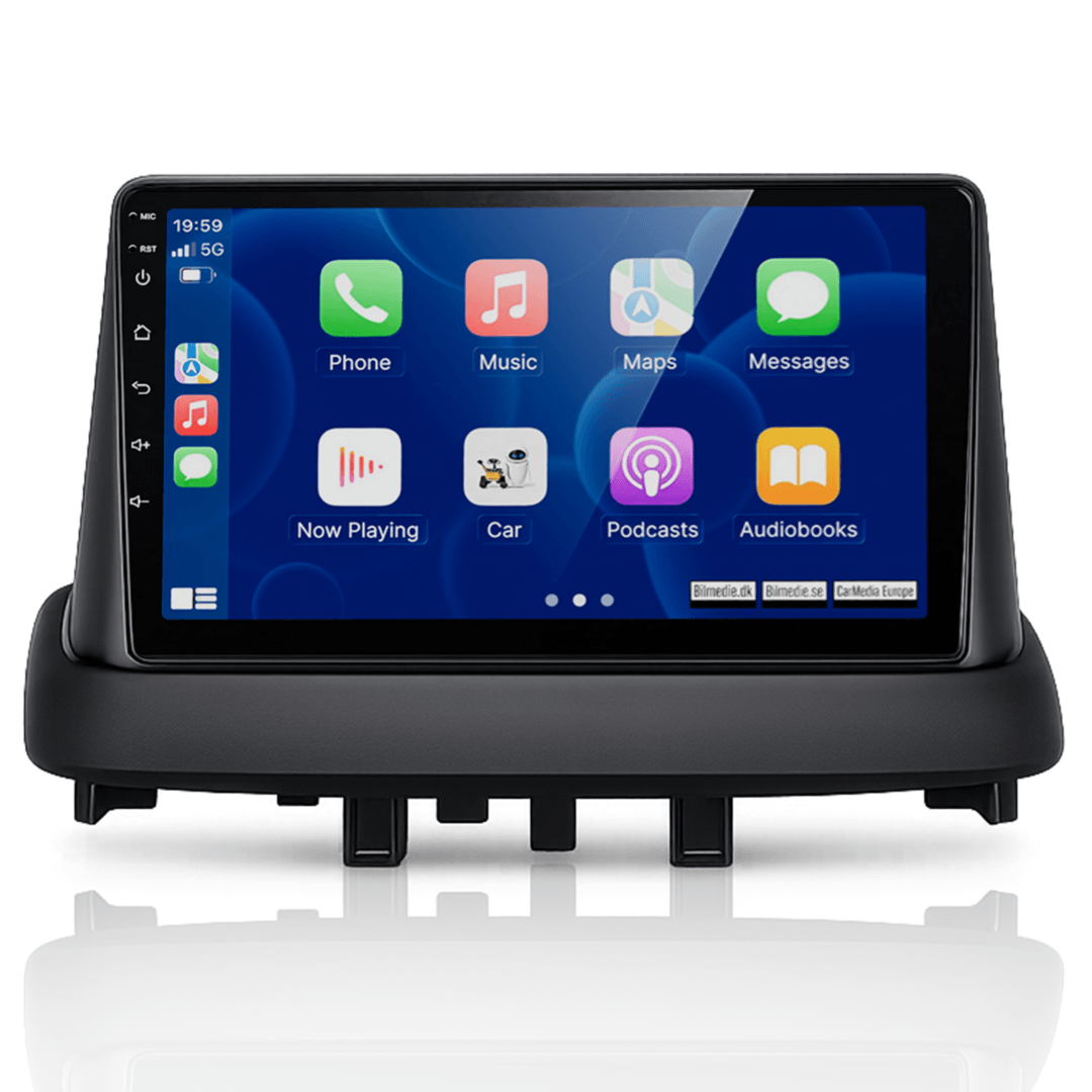 Renault Megane 08-14 - 9" radio med Apple CarPlay och Android Auto 
