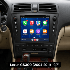 Lexus GS300 2004-2011 - 9,7" radio med Apple CarPlay och Android Auto 