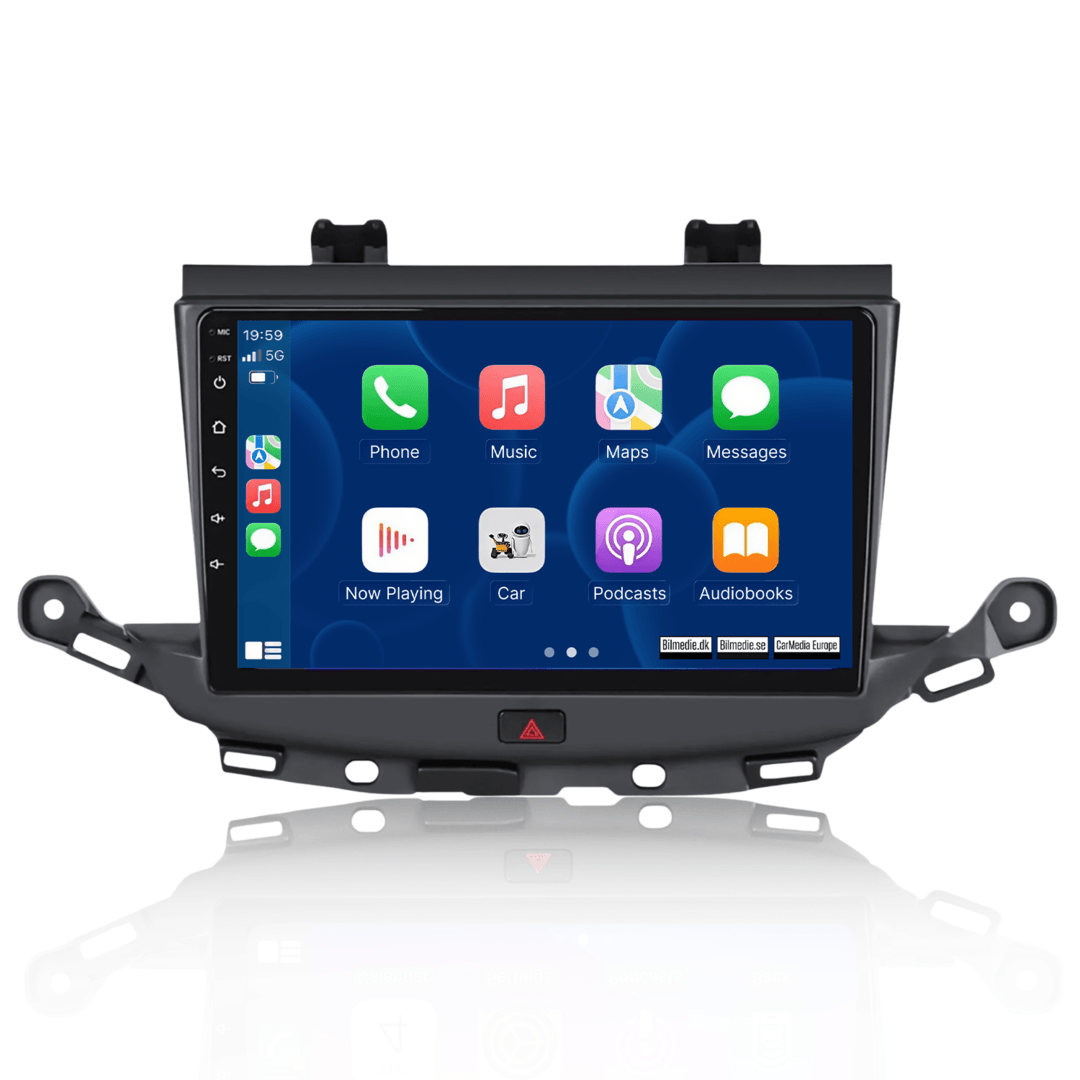 Opel Astra 16-20 - 9" radio med Apple CarPlay och Android Auto 