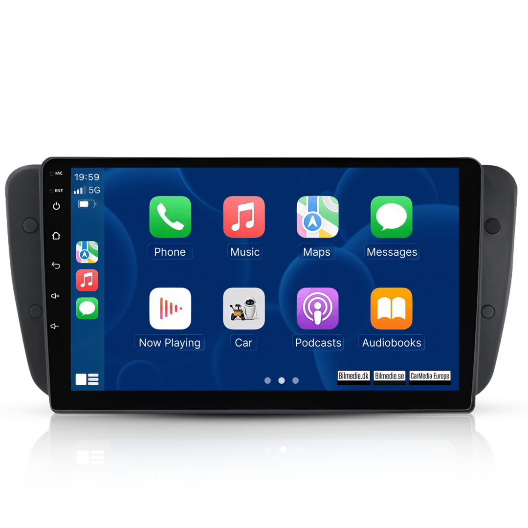 Seat Ibiza 2009-2013 – 9” bilradio med Apple CarPlay & Android Auto 