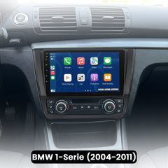 BMW 1-serie 04-11 - 9" radio med Apple CarPlay och Android Auto 