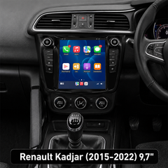 Renault Kadjar 2015-2022 - 9,7" radio med Apple CarPlay och Android Auto 