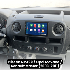 Nissan NV400/Opel Movano/Renault Master 03-11 - 10,1" radio med Apple CarPlay och Android Auto 