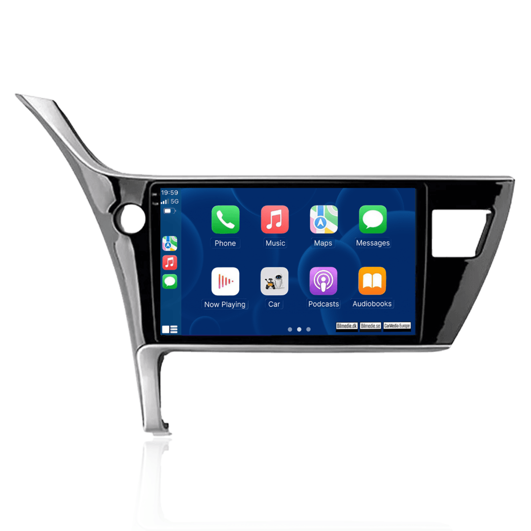 Toyota Corolla Auris 17-19 - 10,1" radio med Apple CarPlay och Android Auto 