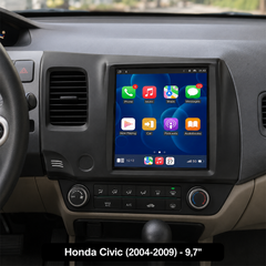 Honda Civic 2004-2009 - 9,7" radio med Apple CarPlay och Android Auto 