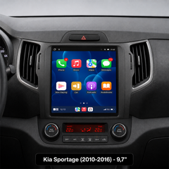 Kia Sportage 2010-2016 - 9,7" radio med Apple CarPlay och Android Auto 