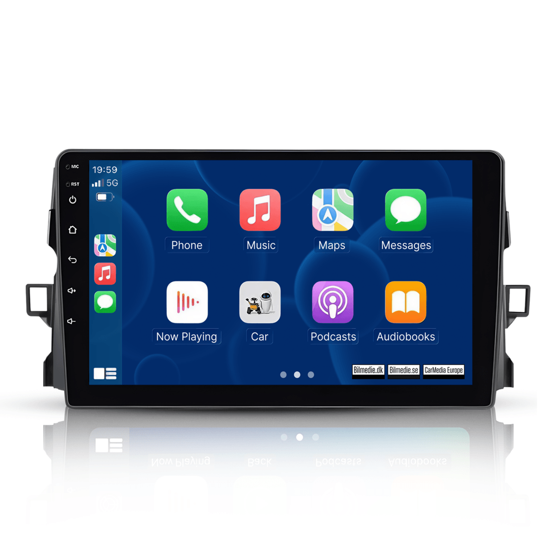 Toyota Auris 06-11 - 9" radio med Apple CarPlay och Android Auto 