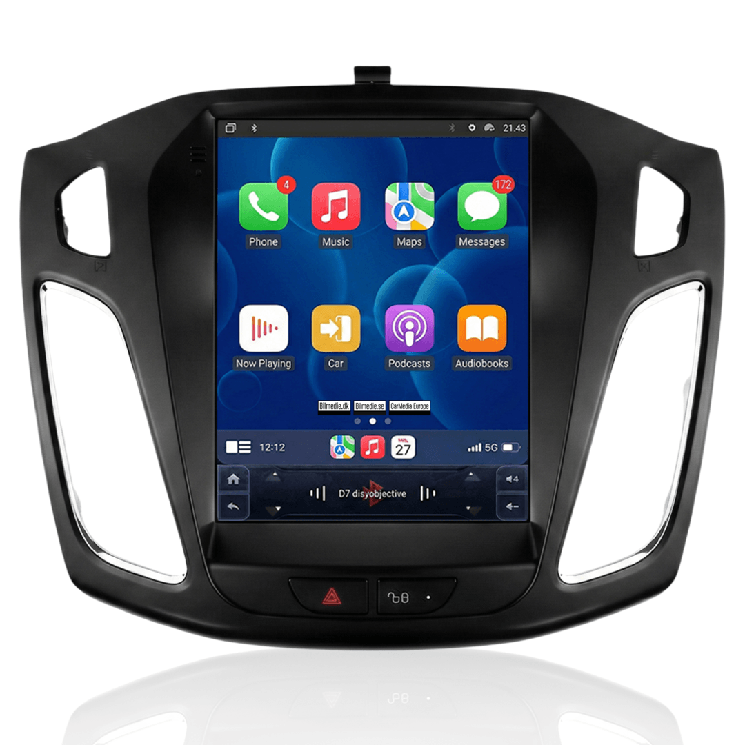 Ford Focus 11–18 – 9,7" radio med Apple CarPlay och Android Auto 
