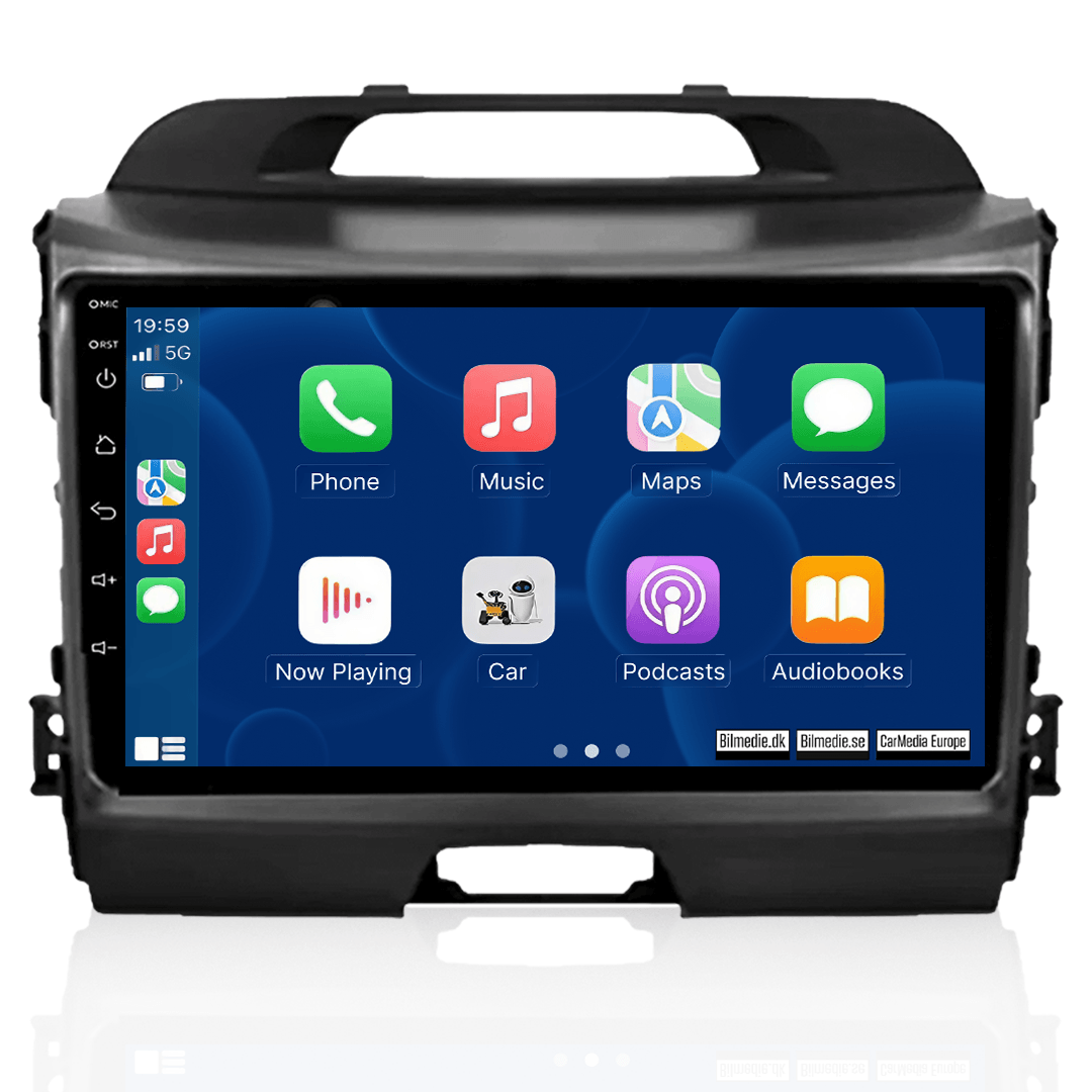 Kia Sportage 10-16 - 9" radio med Apple CarPlay och Android Auto 