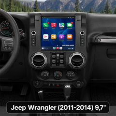 Jeep Wrangler 2011-2014 – 9,7" radio med Apple CarPlay och Android Auto 