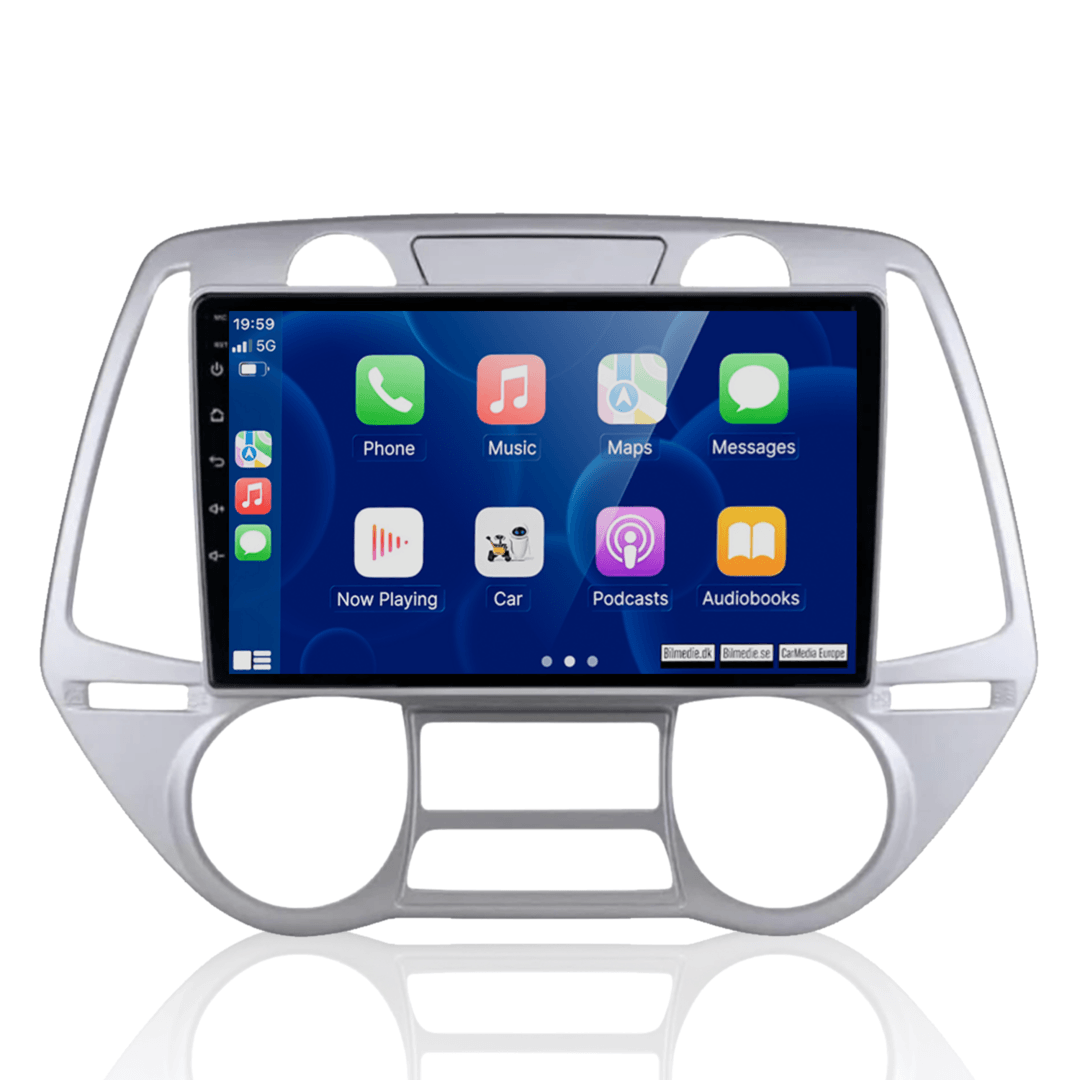 Hyundai I20 08-12 - 9" radio med Apple CarPlay och Android Auto 