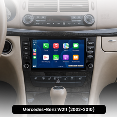 Mercedes-Benz W211 - 8" radio med Apple CarPlay och Android Auto 