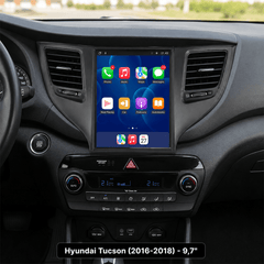 Hyundai Tucson 2016-2018 - 9,7" radio med Apple CarPlay och Android Auto 