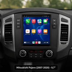 Mitsubishi Pajero 2007-2020 - 9,7" radio med Apple CarPlay och Android Auto 