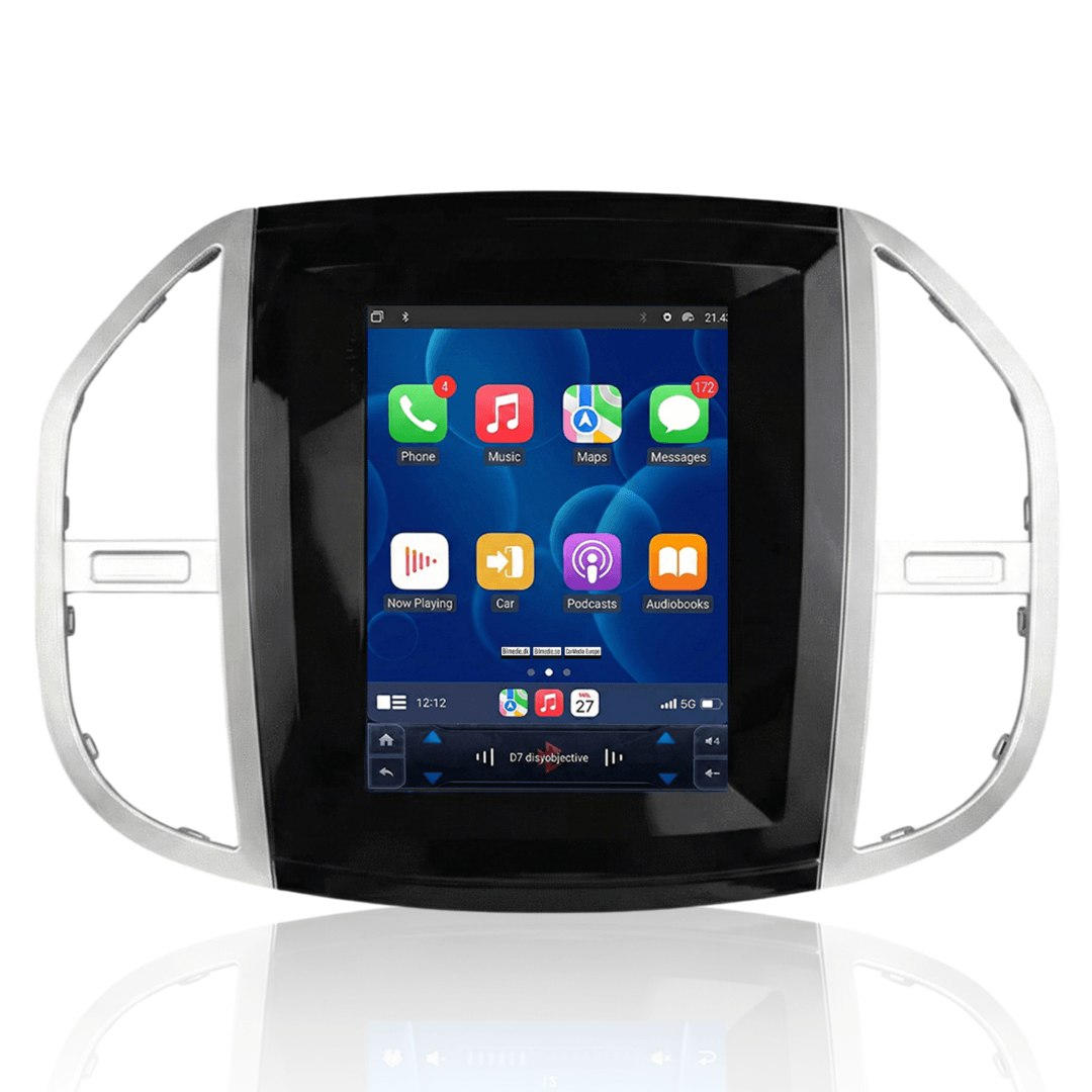 Mercedes Vito 14-21 - 9,7" radio med Apple CarPlay och Android Auto