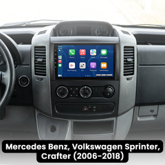 Mercedes-Benz Sprinter 06-18 – 9" Radio med trådlös Apple CarPlay & Android Auto