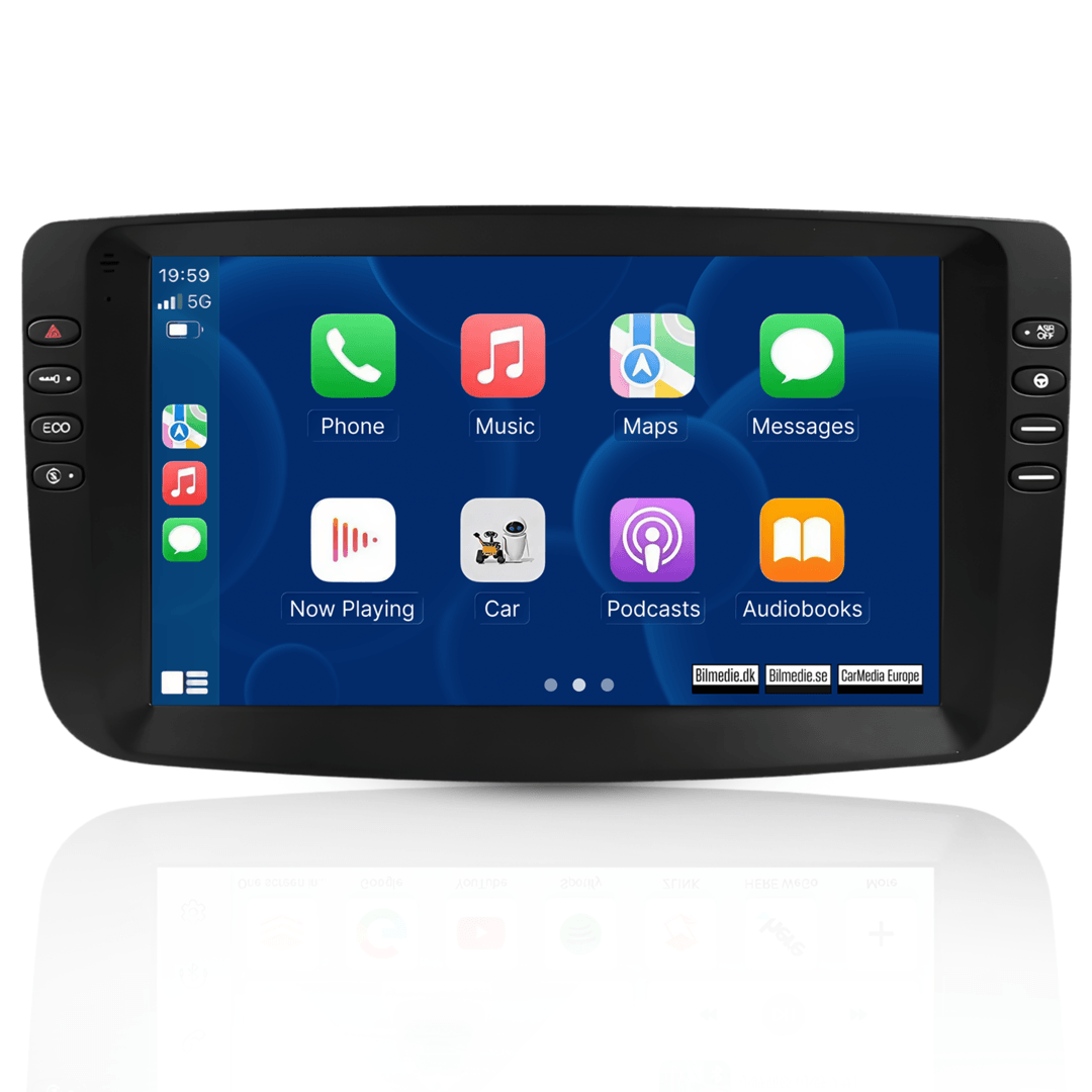 Fiat Linea Punto 12-15 - 9" radio med Apple CarPlay och Android Auto 