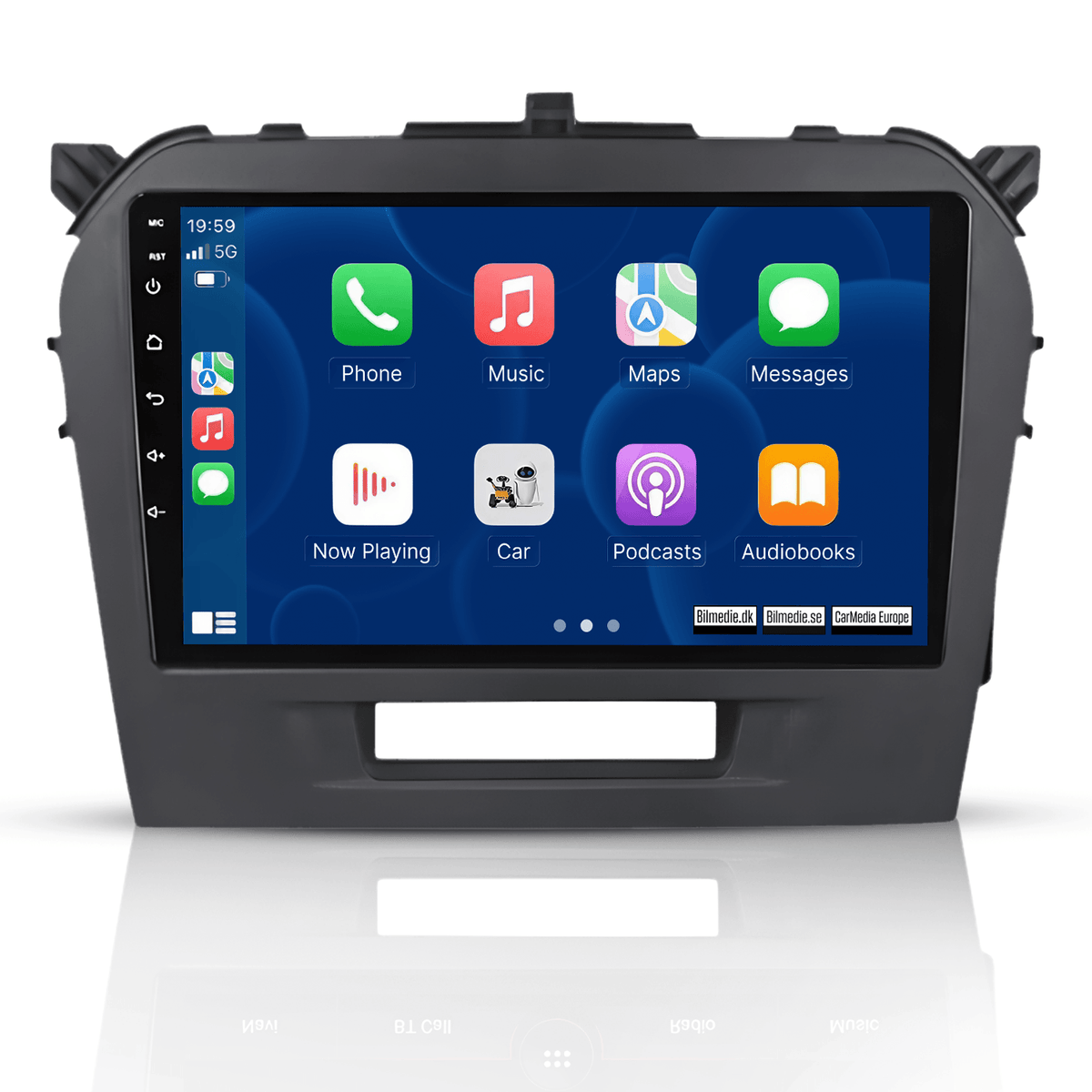 Suzuki Vitara 2014-2018 – 9” bilradio med trådlös Apple CarPlay & Android Auto 