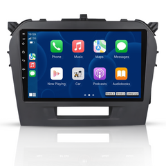 Suzuki Vitara 2014-2018 – 9” bilradio med trådlös Apple CarPlay & Android Auto 