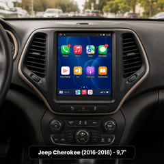 Jeep Cherokee 2016-2018 - 9,7" radio med Apple CarPlay och Android Auto 