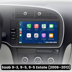 Saab 9-3 07-12 - 9" Radio med Apple CarPlay och Android Auto