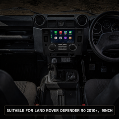 Land Rover Defender 2007-2016 - 9" radio med Apple CarPlay och Android Auto 
