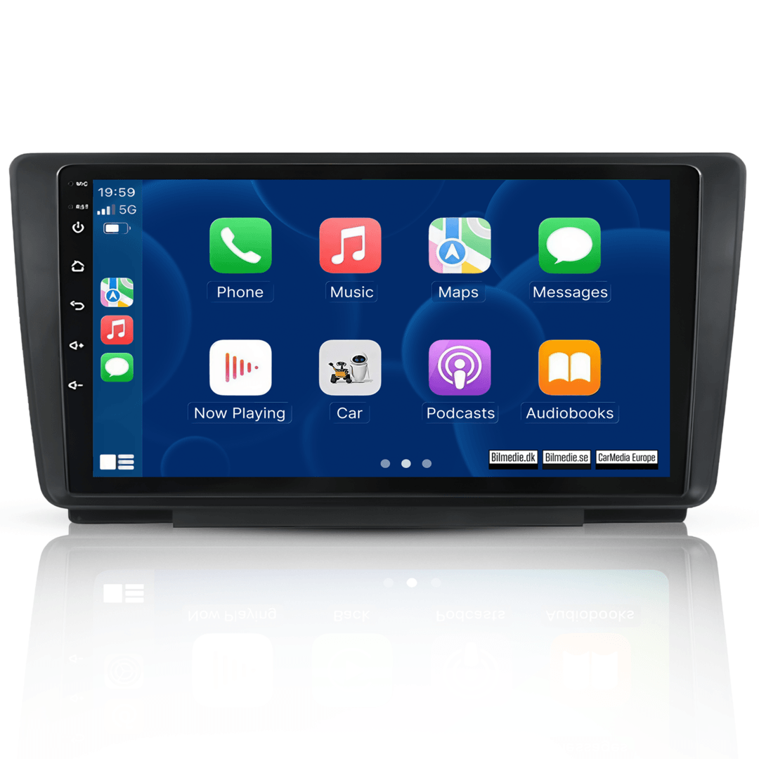 Skoda Octavia 04-13 - 9" radio med Apple CarPlay och Android Auto 