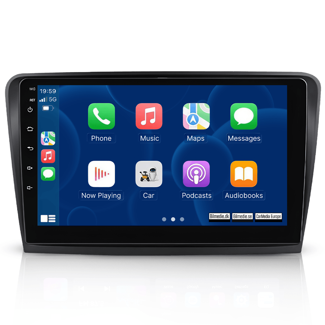 Skoda Superb 08-15 - 10,1" radio med Apple CarPlay och Android Auto 