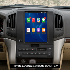 Toyota Land Cruiser 2007-2015 - 9,7" radio med Apple CarPlay och Android Auto 
