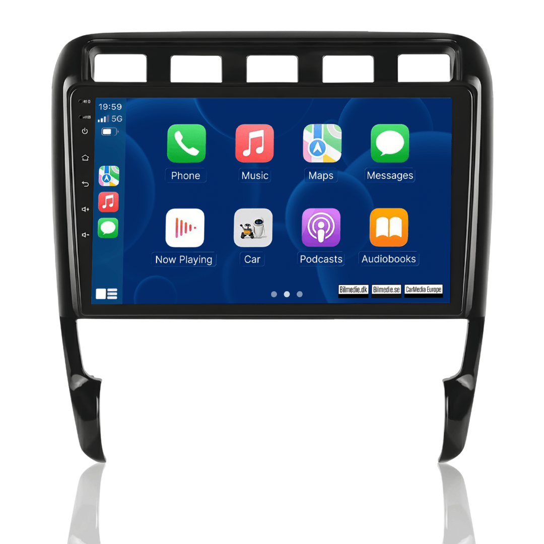 Porsche Cayenne 02-10 - 9" radio med Apple CarPlay och Android Auto 