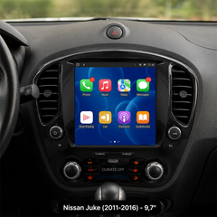 Nissan Juke 2011-2016 - 9,7" radio med Apple CarPlay och Android Auto 