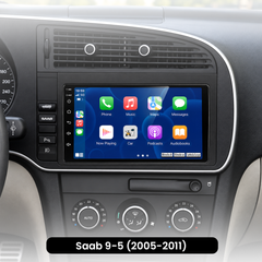Saab 9-5 2005-2011 - 9" radio med Apple CarPlay och Android Auto 