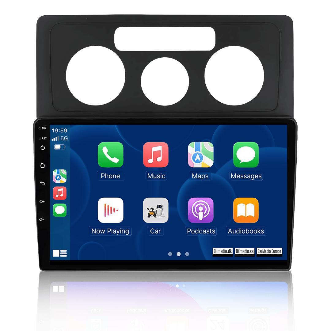 VW Caddy 04-10 - 10,1" radio med Apple CarPlay och Android Auto