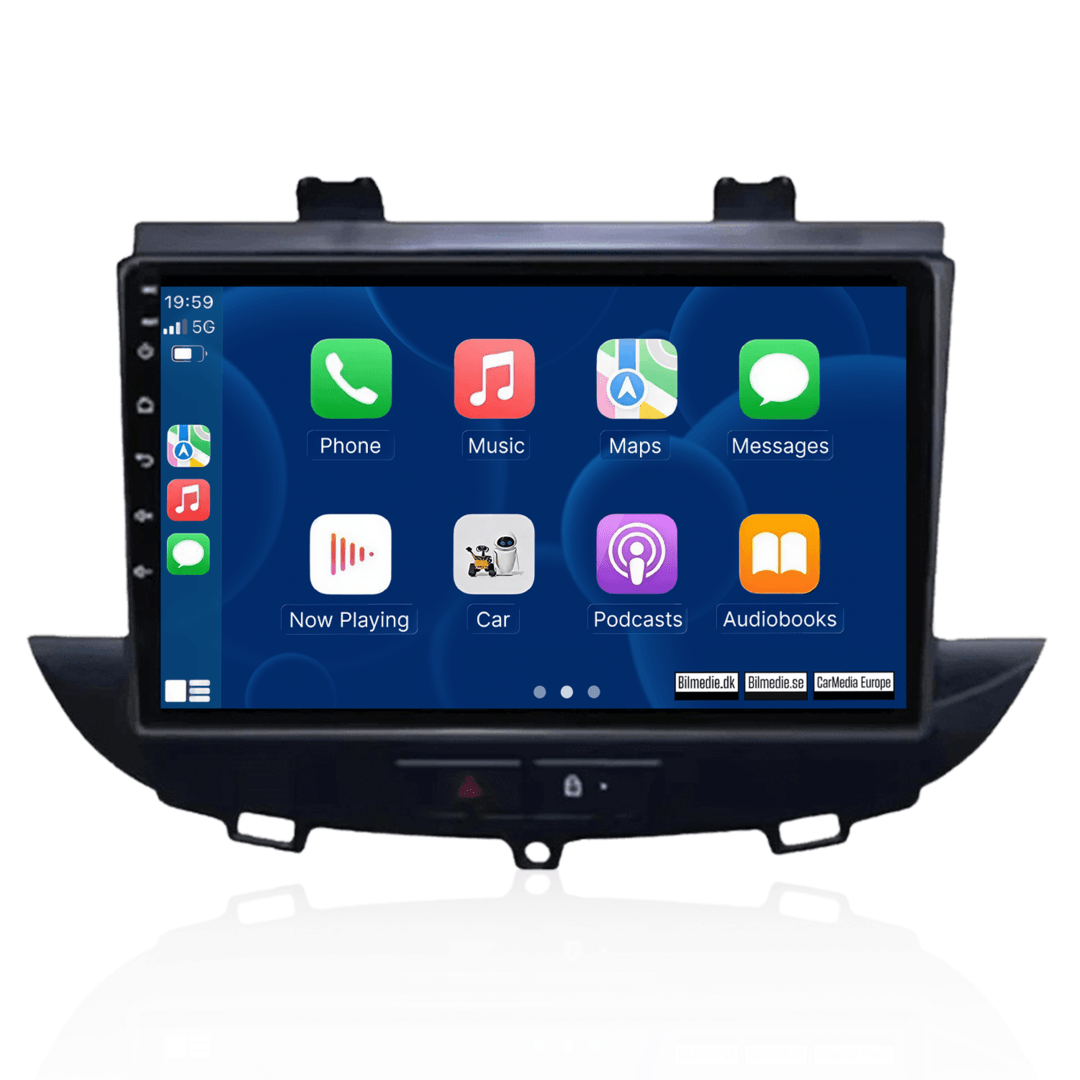 Opel Grandland/Crossland 16-20 - 9" radio med Apple CarPlay och Android Auto 