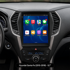 Hyundai Santa Fe 2015-2018 - 9,7" radio med Apple CarPlay och Android Auto 